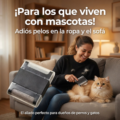 Mini Rodillo 2 en 1 Quitapelusa y Pelos de Mascota
