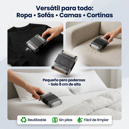 Mini Rodillo 2 en 1 Quitapelusa y Pelos de Mascota